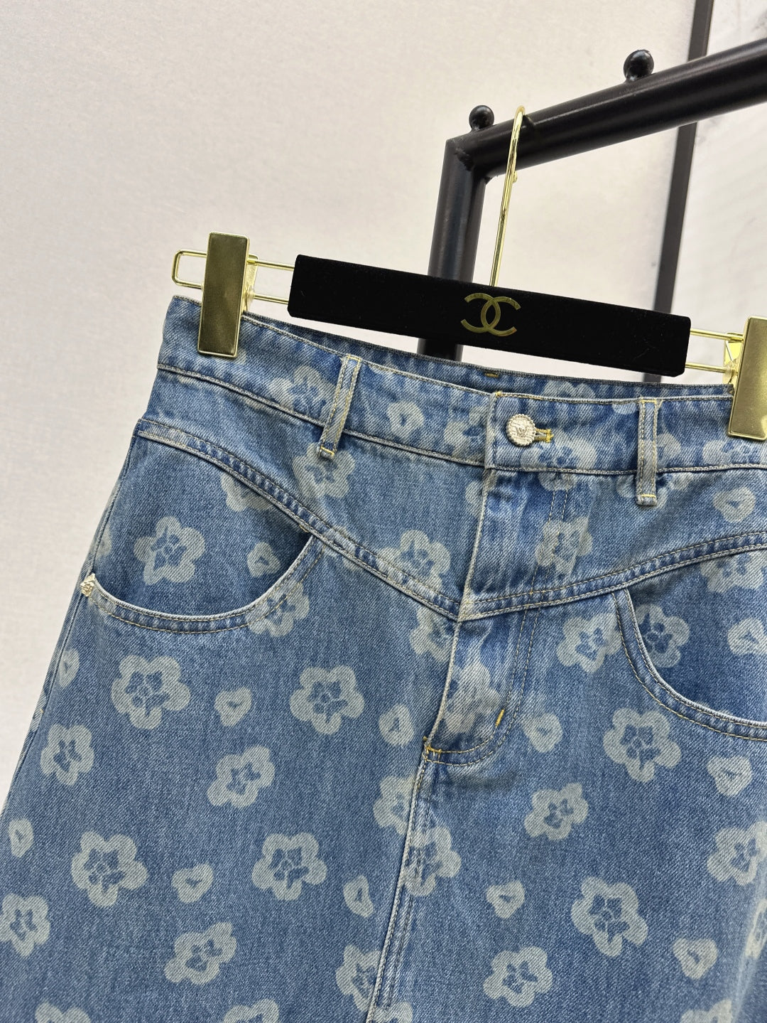 Chan 25fw printed skirt