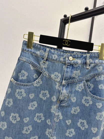 Chan 25fw printed skirt