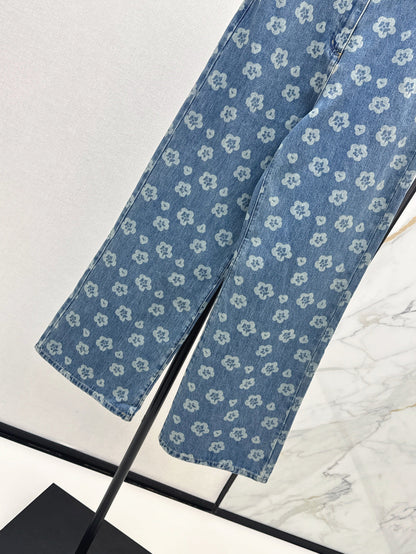 Chan 25fw printe jeans