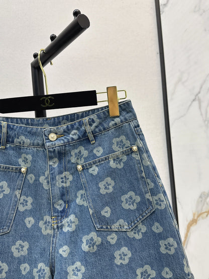 Chan 25fw denim short
