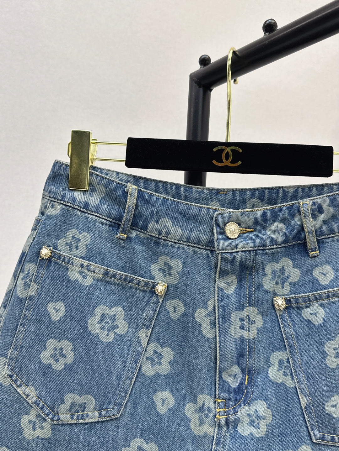 Chan 25fw denim short