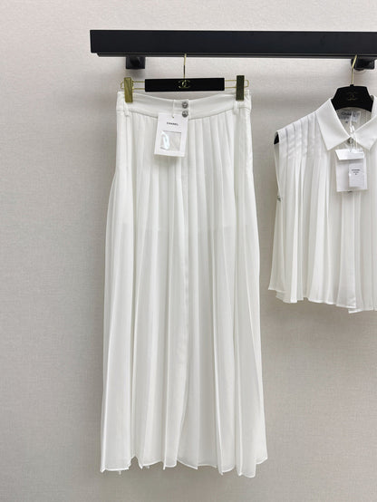 Chan 25ss pleated suit