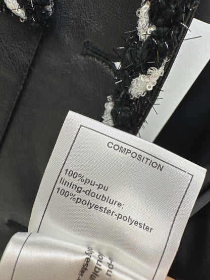 Chan 25fw leather jacket