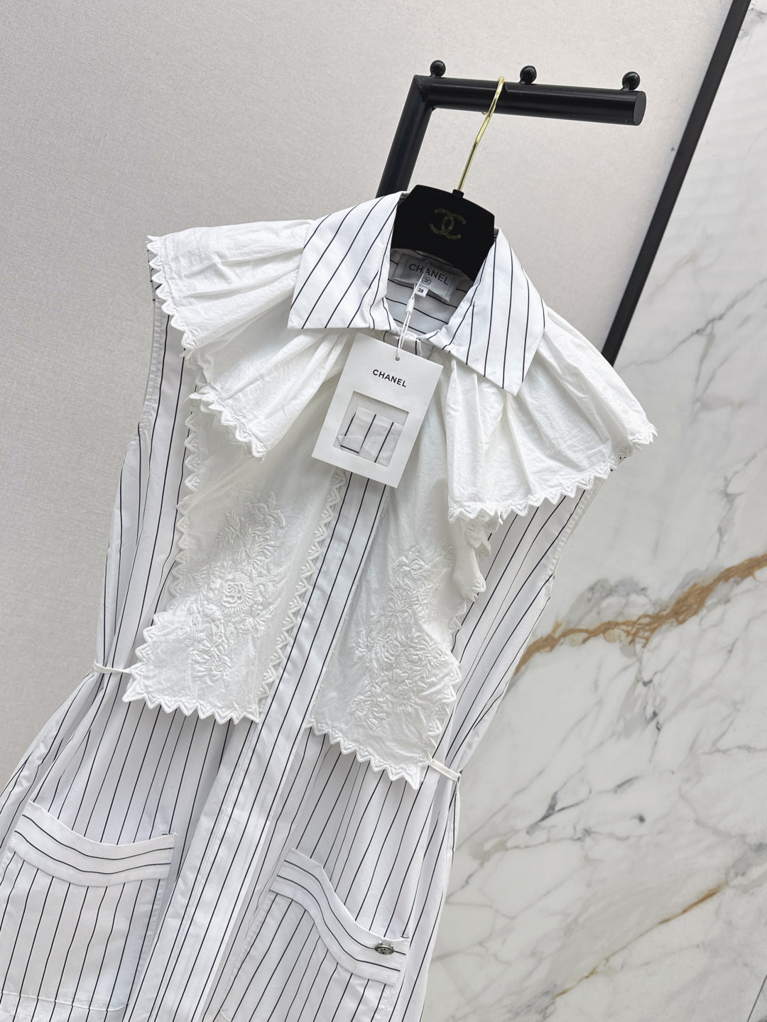 Chan 25ss embroidered dress