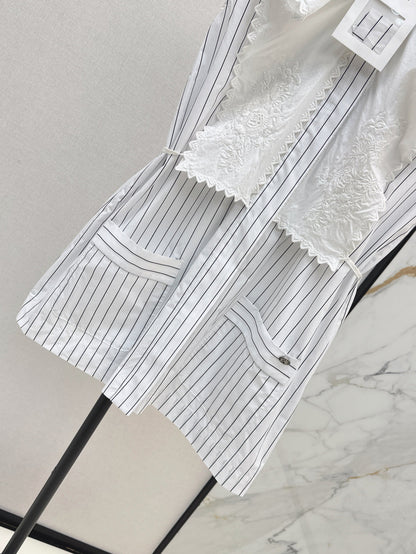 Chan 25ss embroidered dress