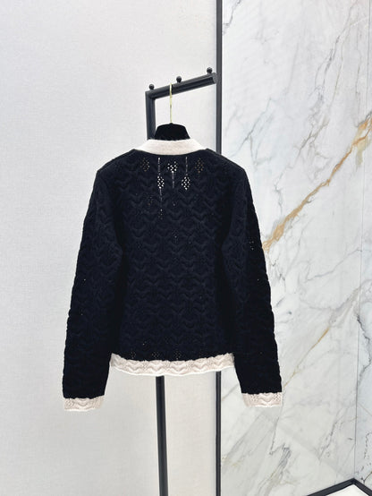 Chan25fw knitted cardigan