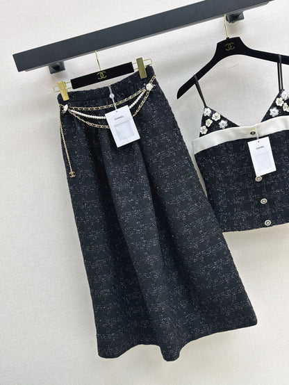 Chan 25fw woven skirt