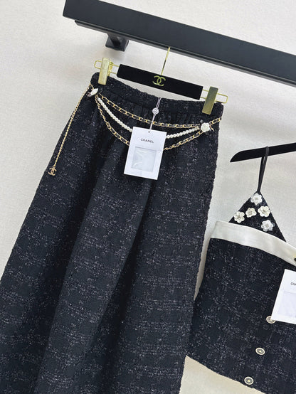 Chan 25fw woven skirt