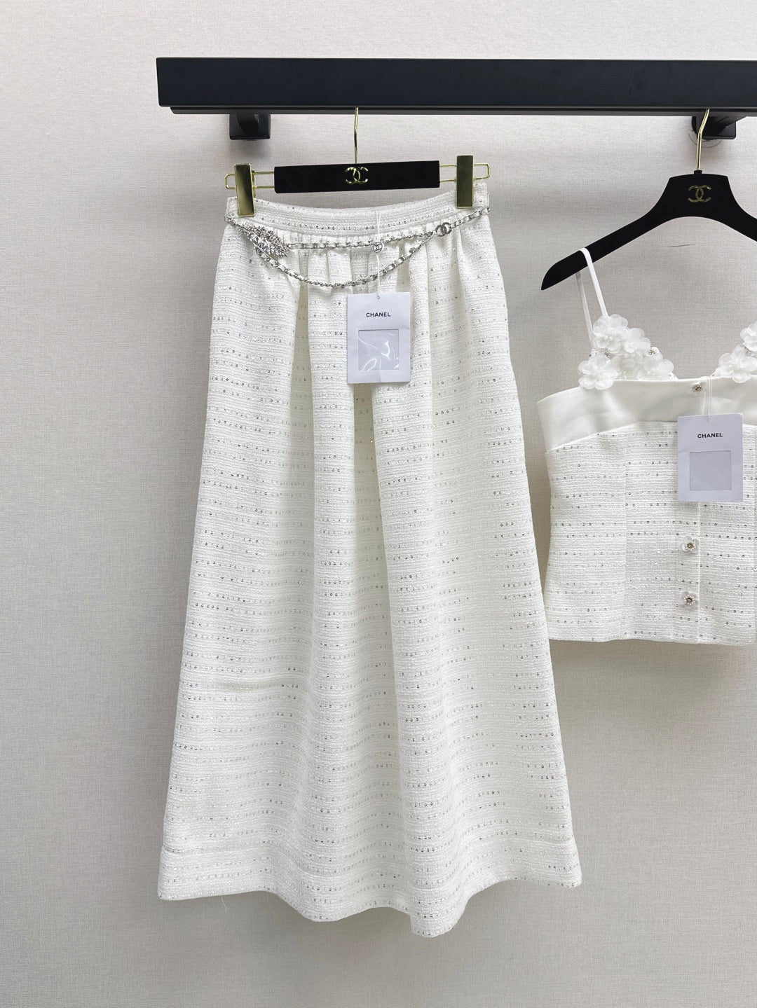 Chan 25fw woven skirt