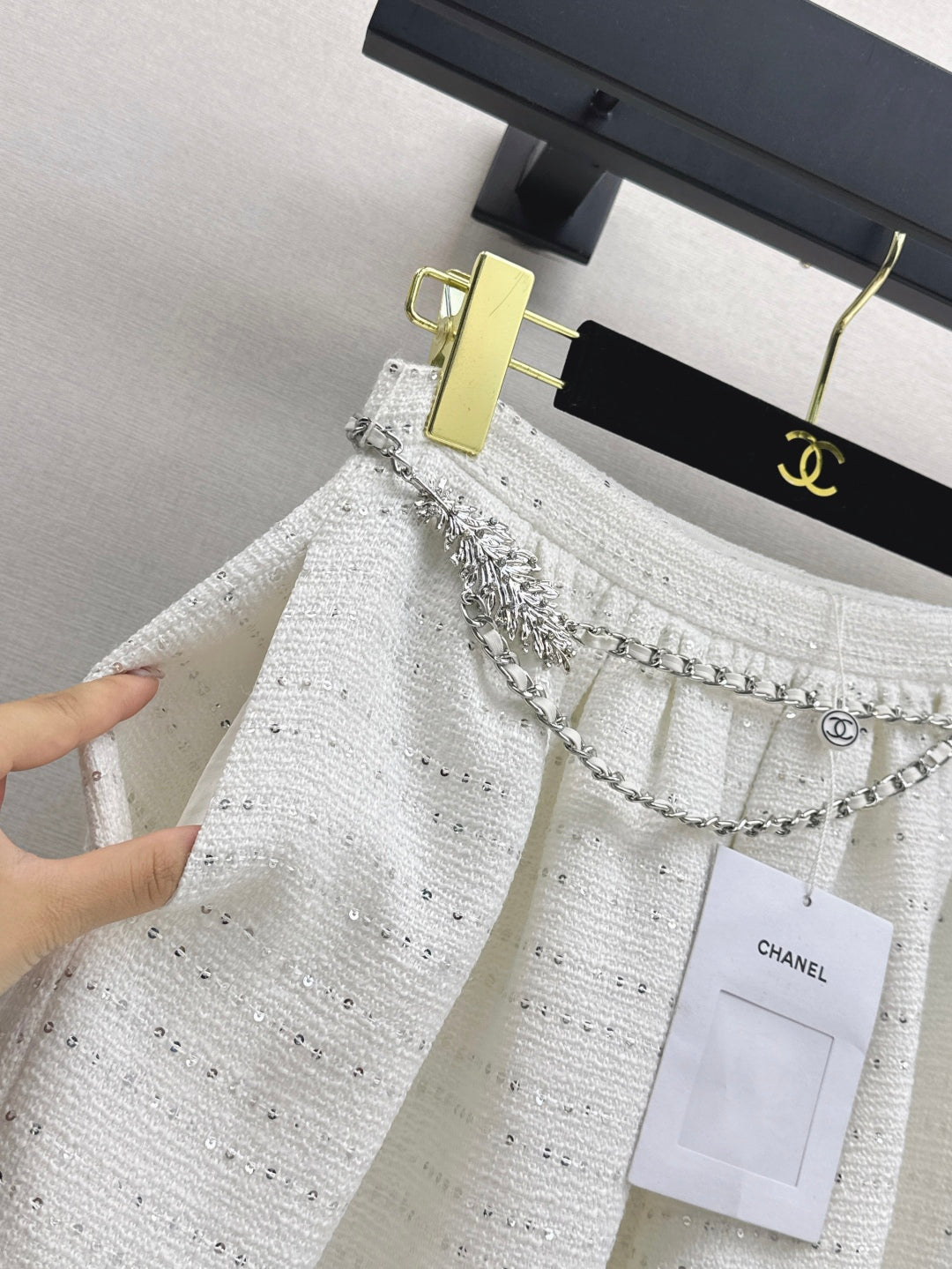 Chan 25fw woven skirt