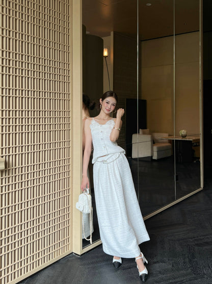 Chan 25fw woven skirt
