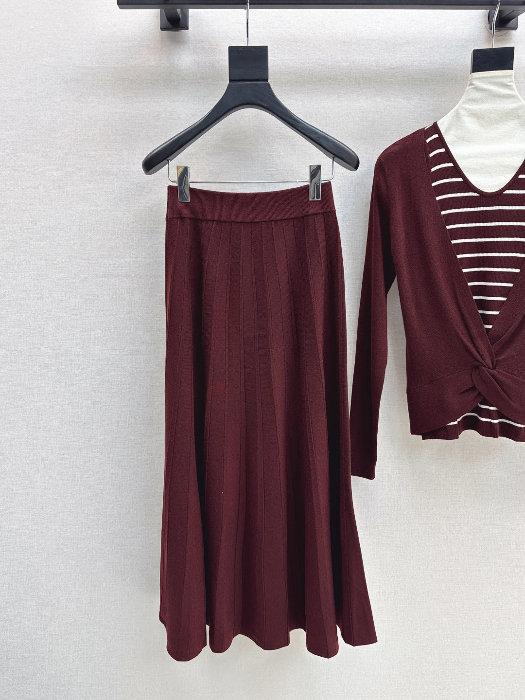 Chan 25fw knitted suit