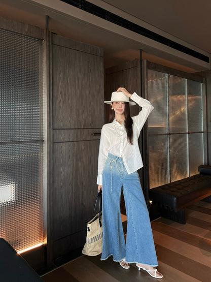 Chan 25fw flared jeans