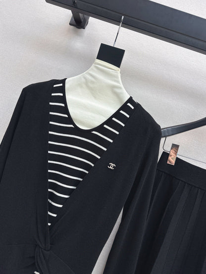 Chan 25fw knitted suit