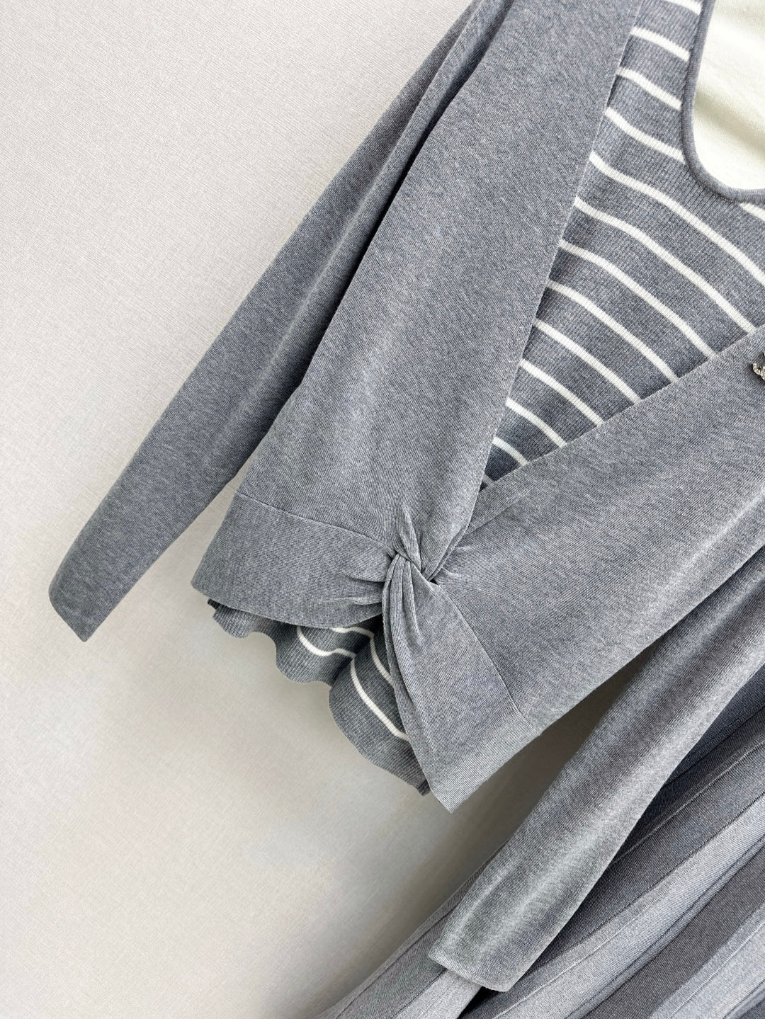 Chan 25fw knitted suit