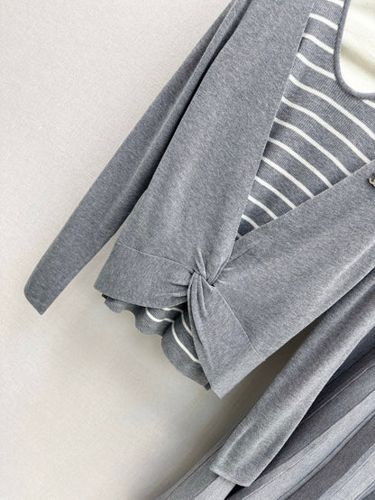 Chan 25fw knitted suit