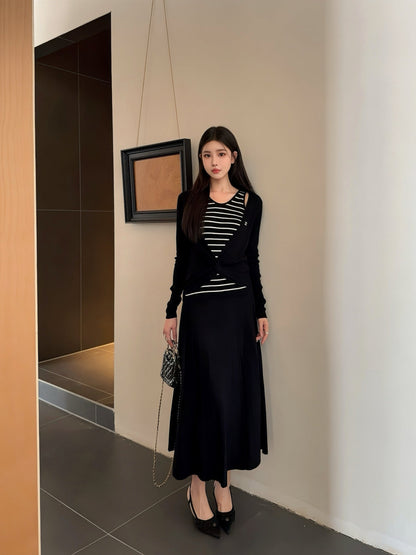 Chan 25fw knitted suit