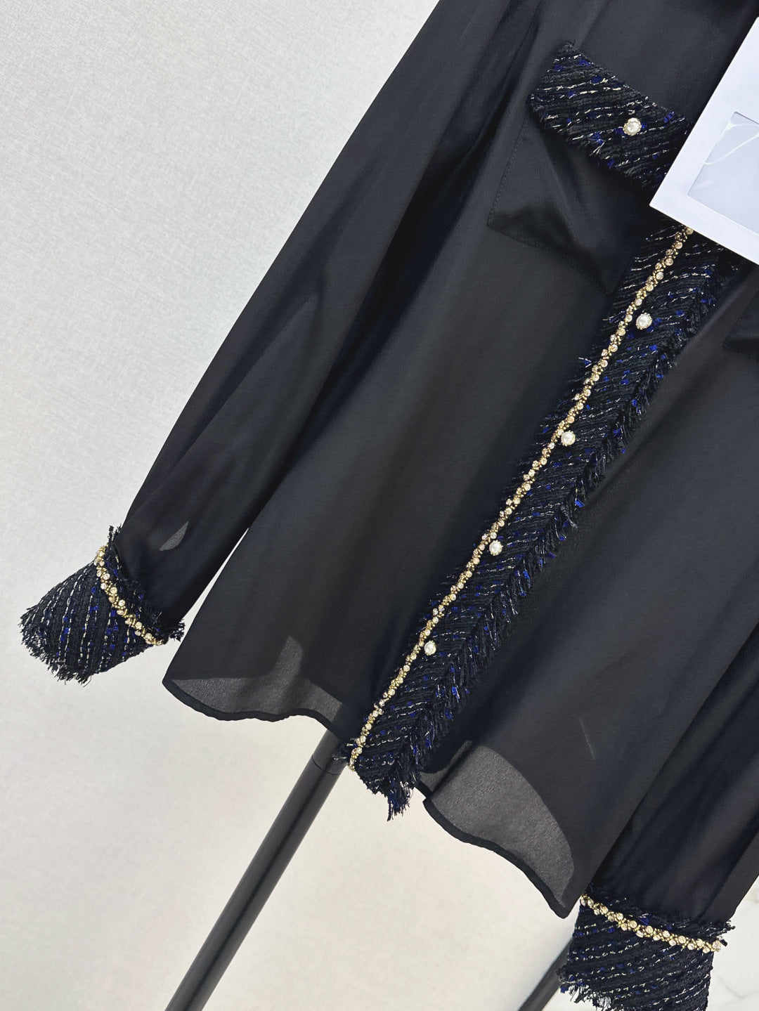 Chan 25fw woven silk shirt