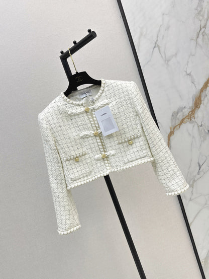 Chan 25fw woven crop jacket