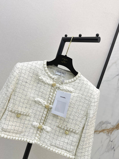 Chan 25fw woven crop jacket