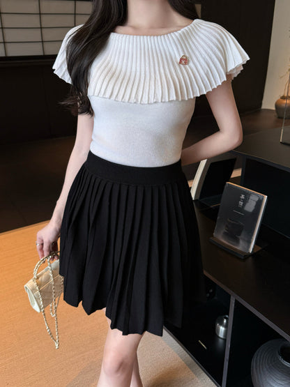 Chan 25fw knitted suit