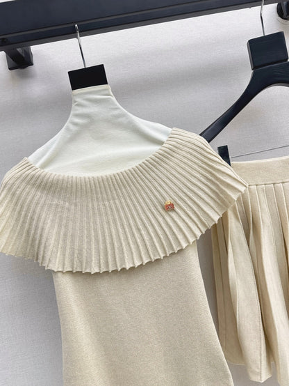 Chan 25fw knitted suit