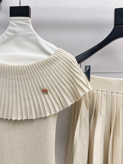 Chan 25fw knitted suit