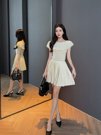 Chan 25fw knitted suit