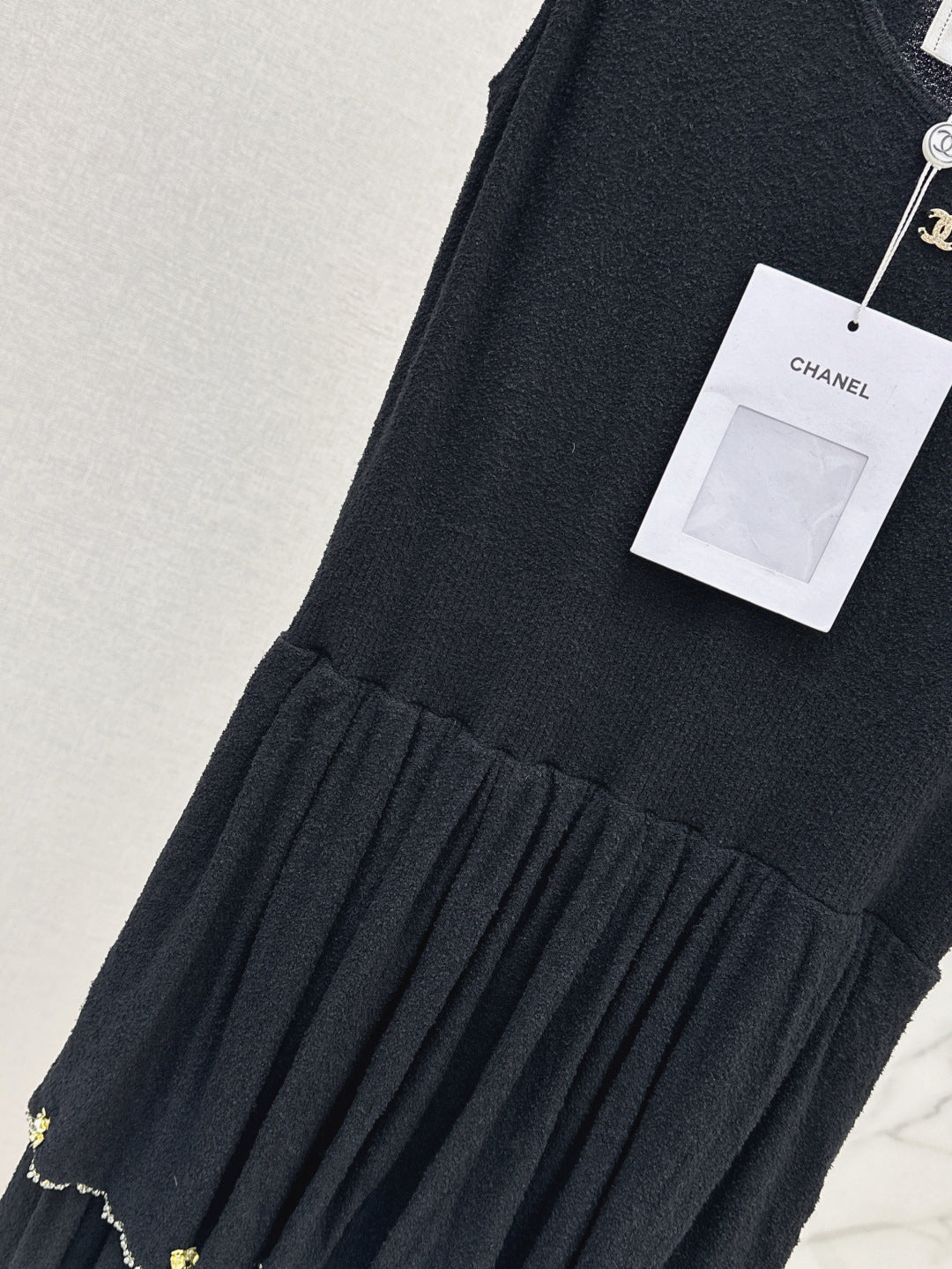 Chan 25fw ruffle dress