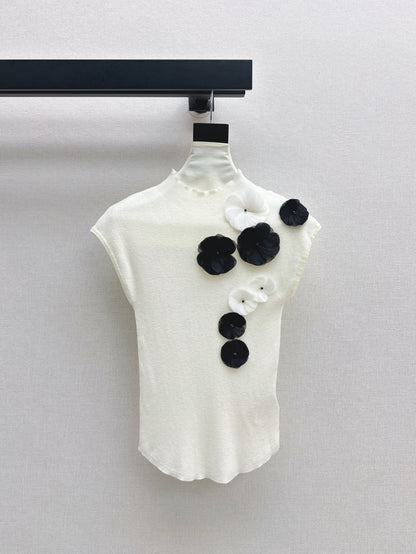 Chan 25fw knitted vest