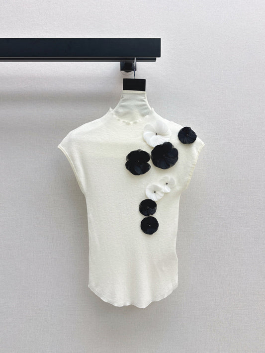 Chan 25fw knitted vest