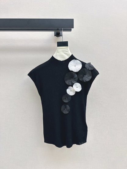 Chan 25fw knitted vest