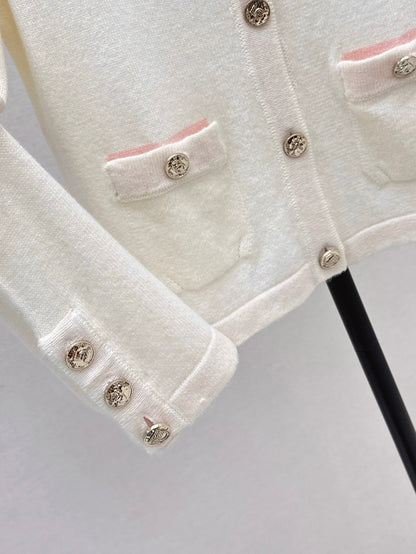 Chan 25fw knitted cardigan