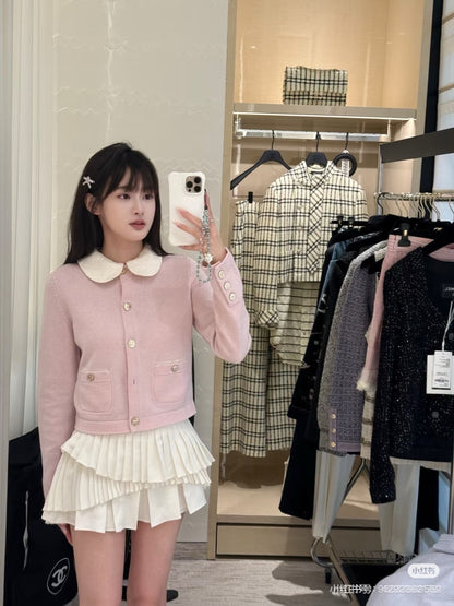 Chan 25fw knitted cardigan