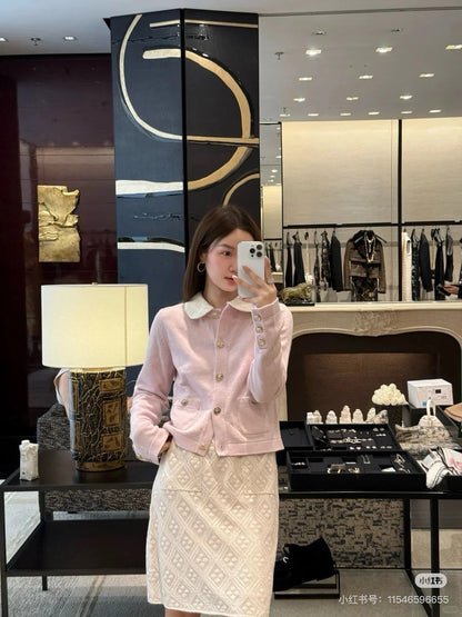 Chan 25fw knitted cardigan