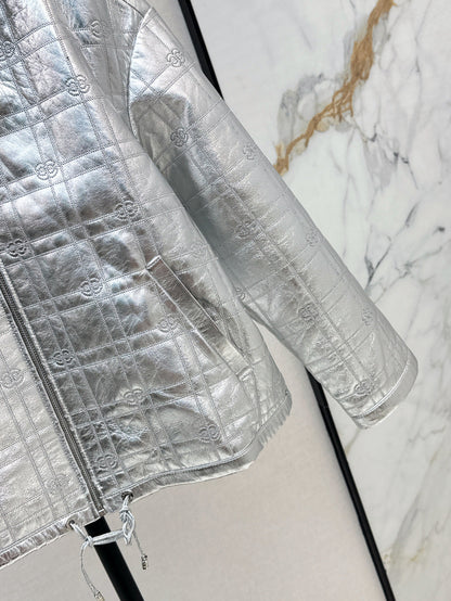 Chan 25fw leather jacket