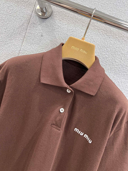 Miu 25ss polo shirt