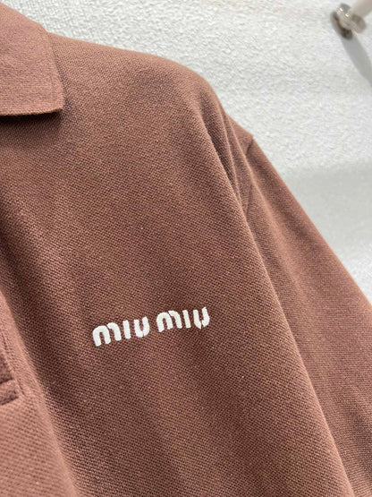 Miu 25ss polo shirt