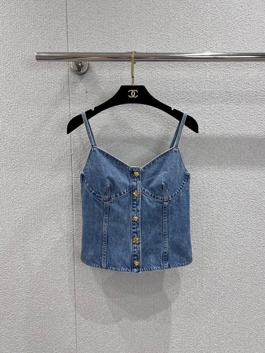 Chan 25fw denim camisole