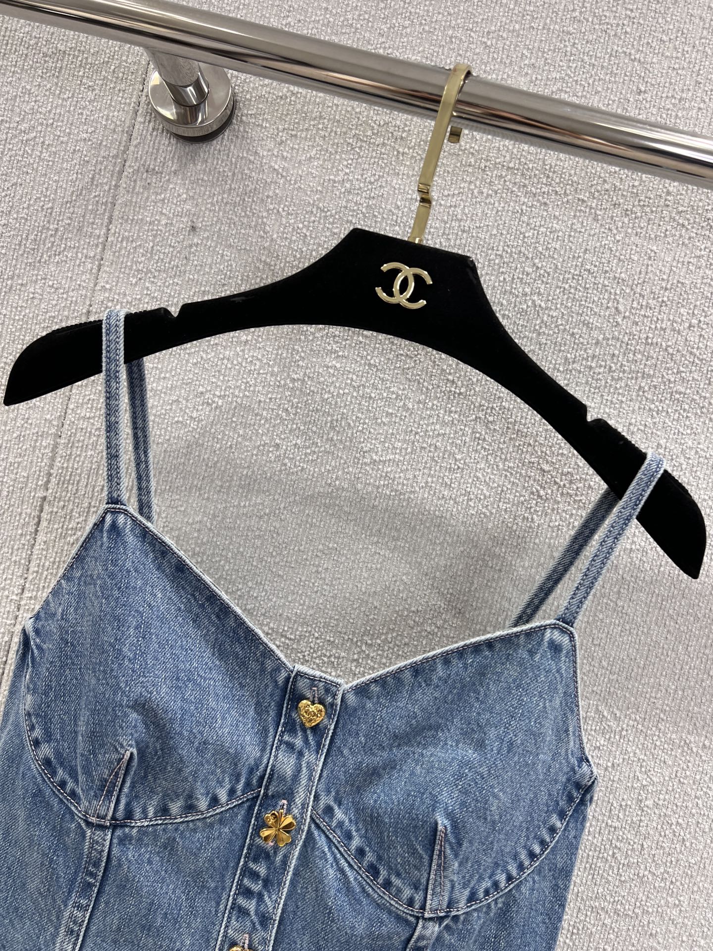Chan 25fw denim camisole