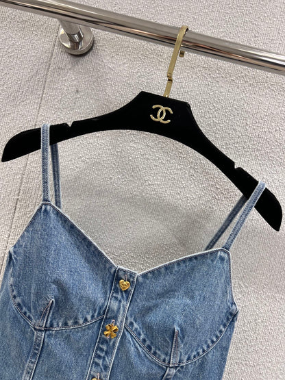 Chan 25fw denim camisole