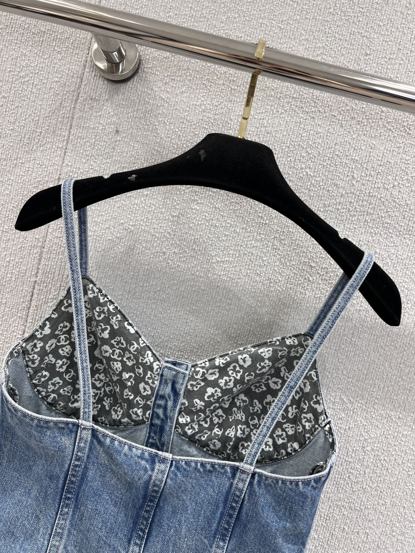 Chan 25fw denim camisole
