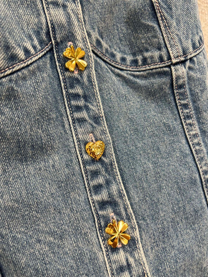 Chan 25fw denim camisole