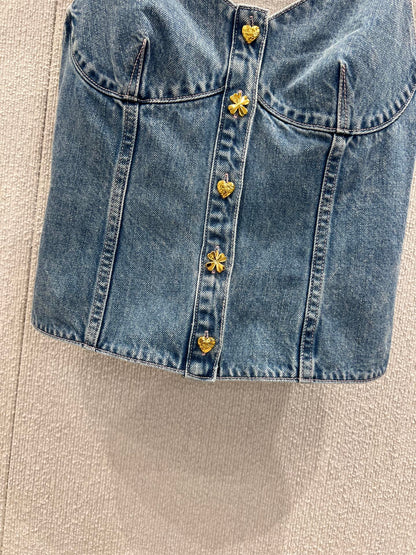 Chan 25fw denim camisole
