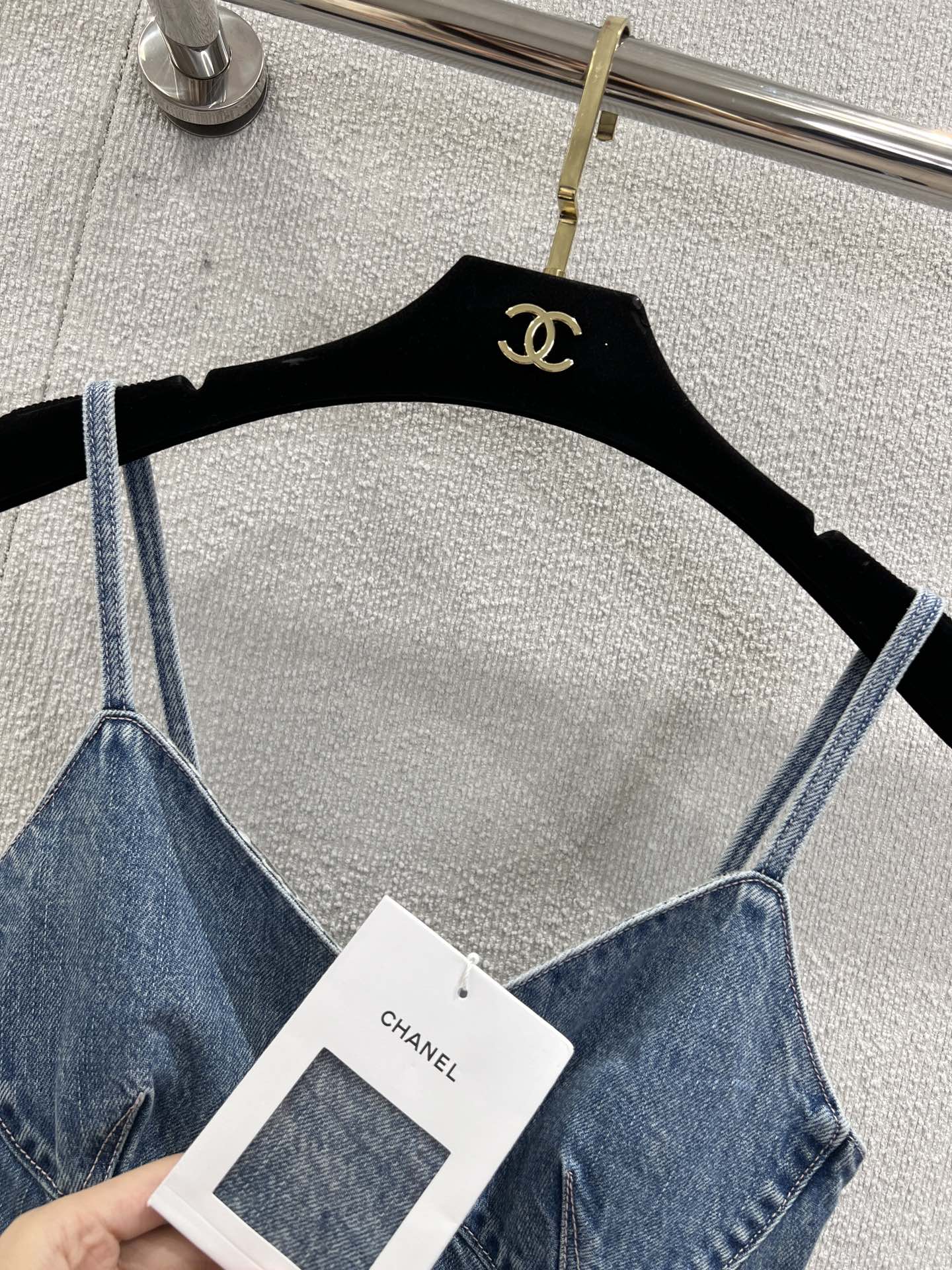 Chan 25fw denim camisole