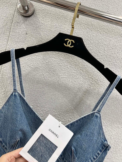 Chan 25fw denim camisole