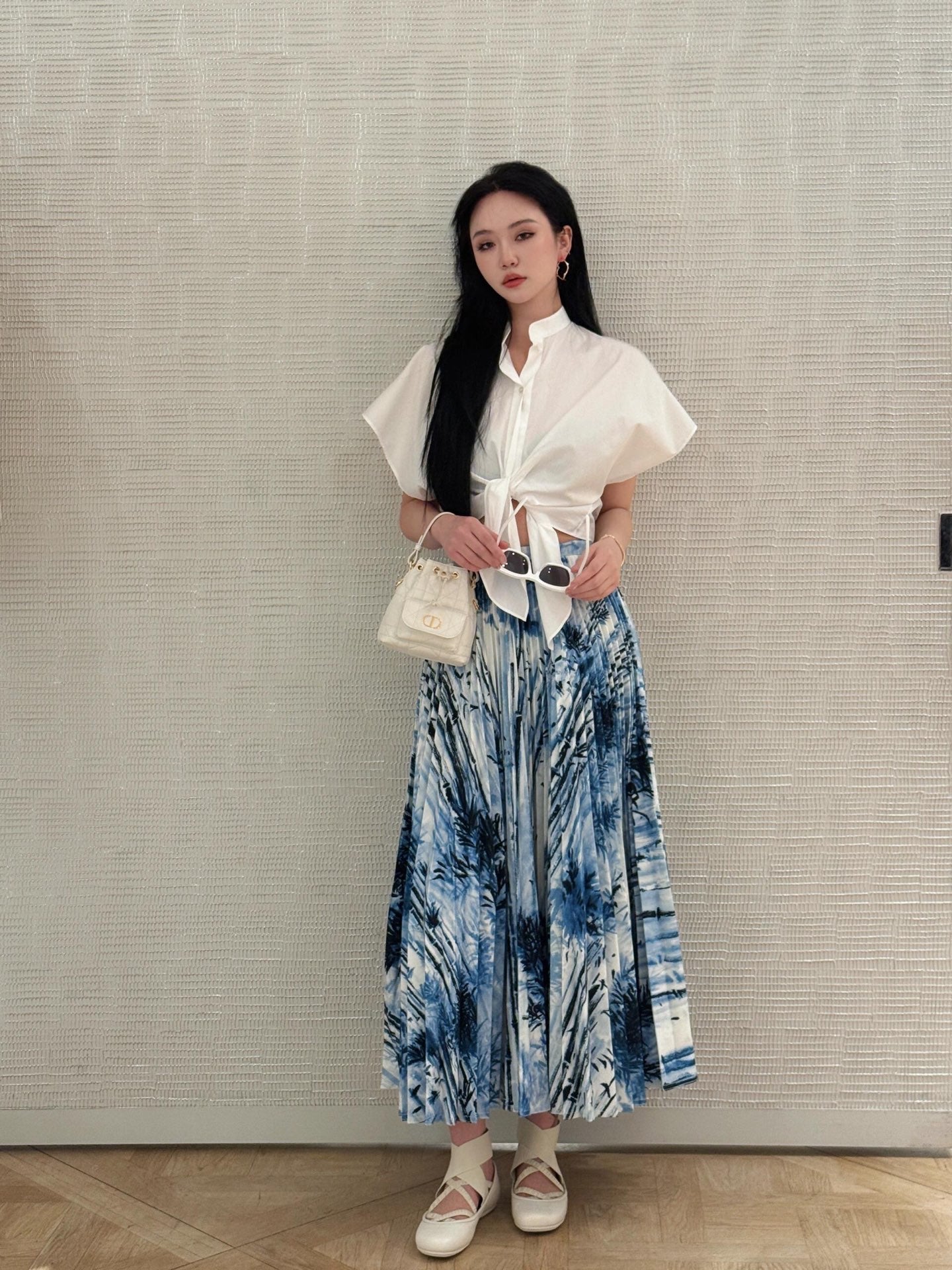 CD 25ss printed skirt