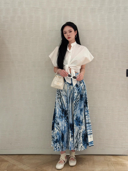 CD 25ss printed skirt