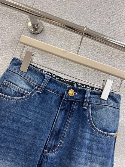 Chan 25 printed jeans