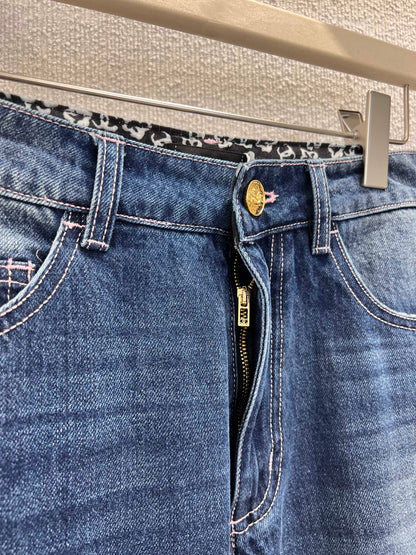 Chan 25 printed jeans